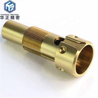 Латунные токарные компоненты с ЧПУ