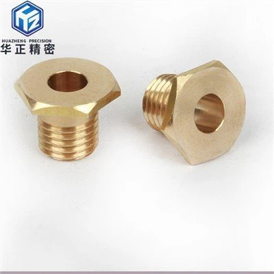 Медные детали, обработанные на станке с ЧПУ